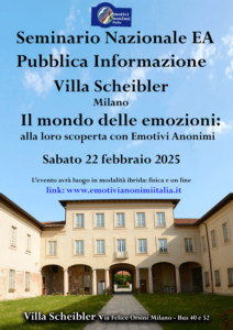 Scopri di più sull'articolo Seminario EA Pubblica informazione