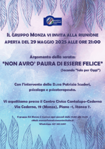 Scopri di più sull'articolo Non avrò paura di essere felice